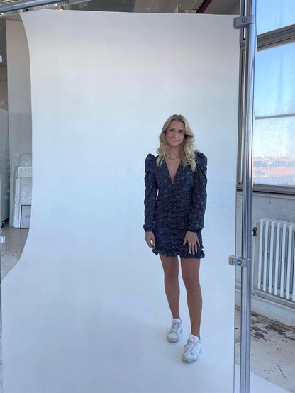 Sara dress with pattern