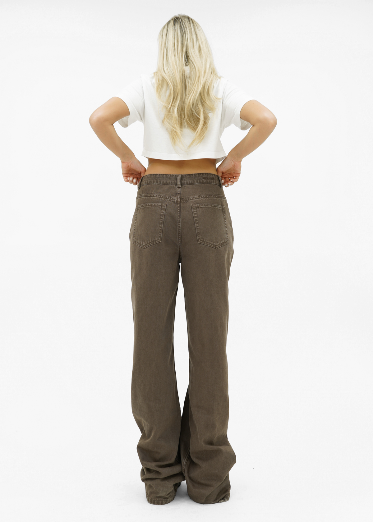 Baggy jeans washed brown (tall)
