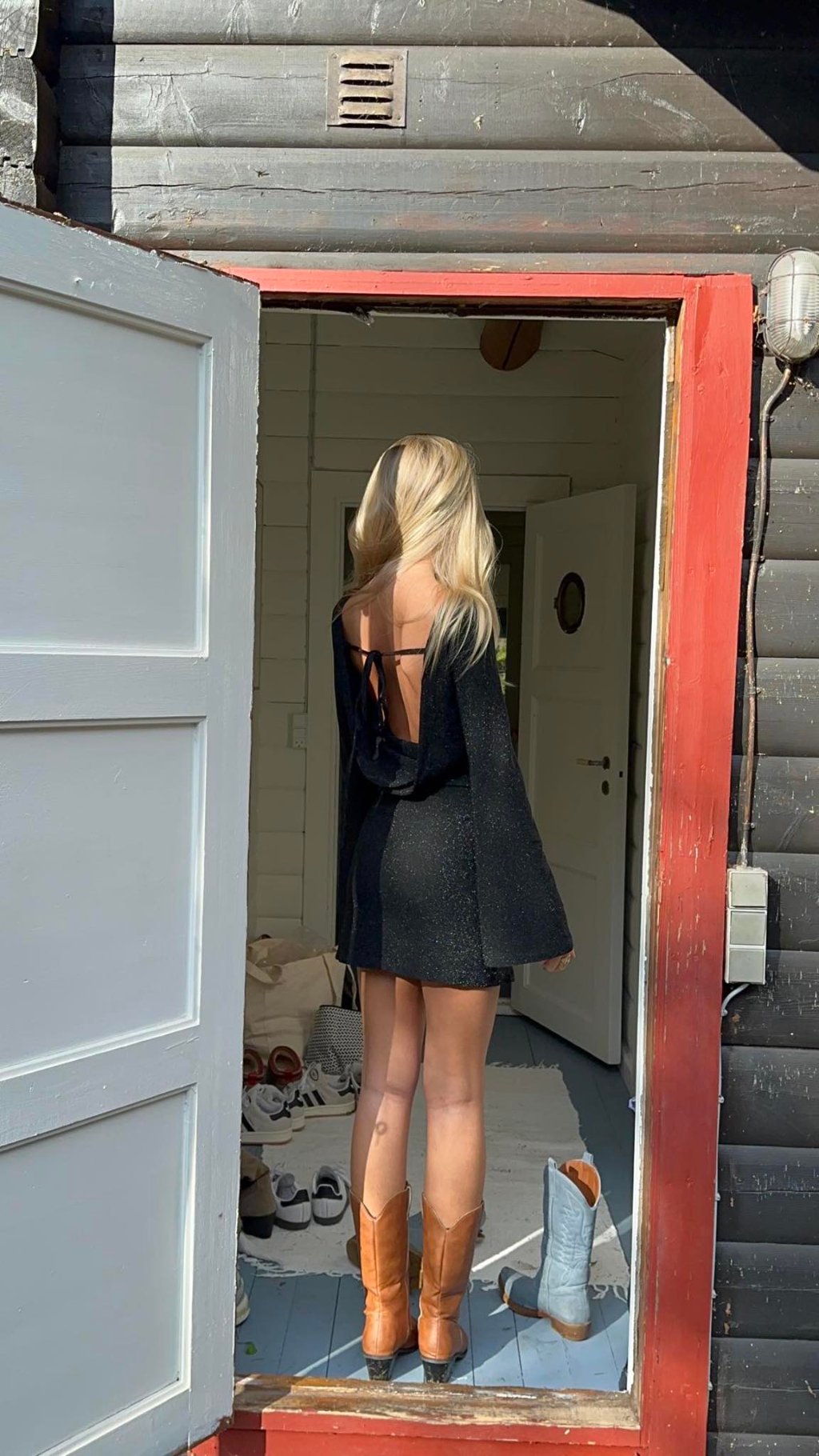 Solange glitter dress - Black