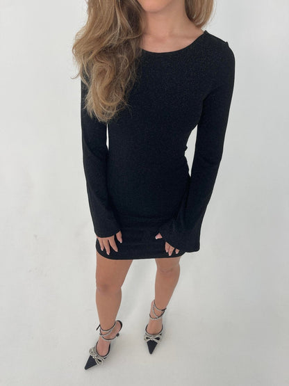 Solange glitter dress - Black