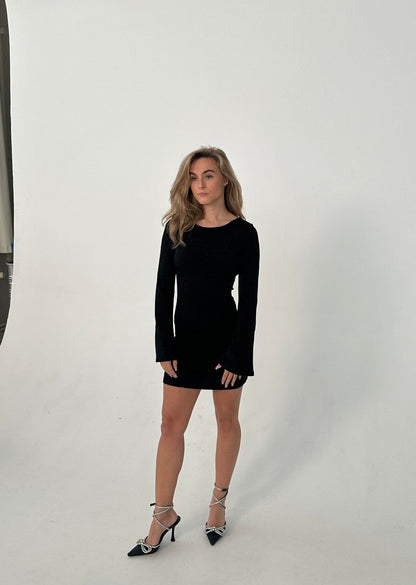 Solange glitter dress - Black