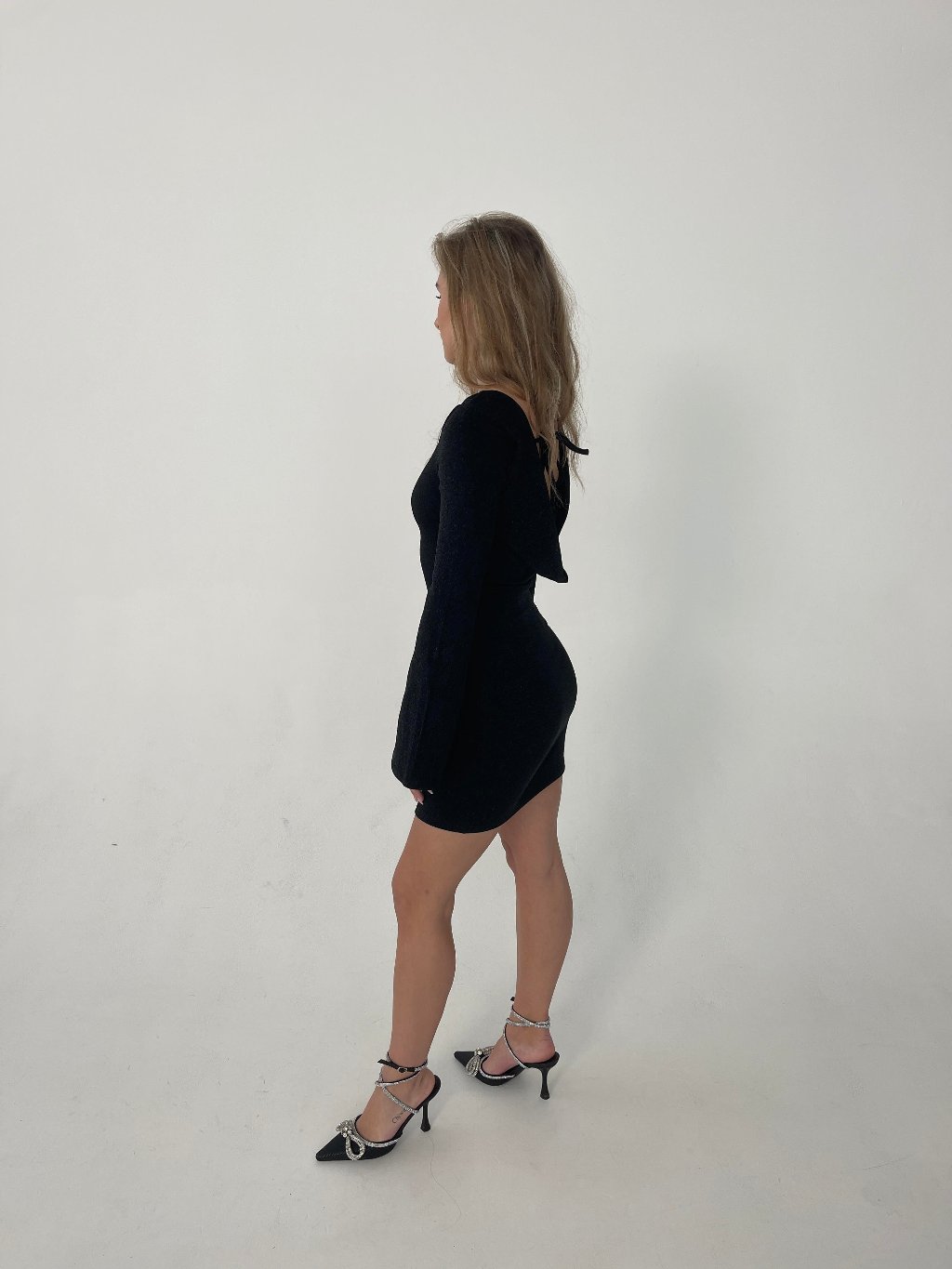 Solange glitter dress - Black