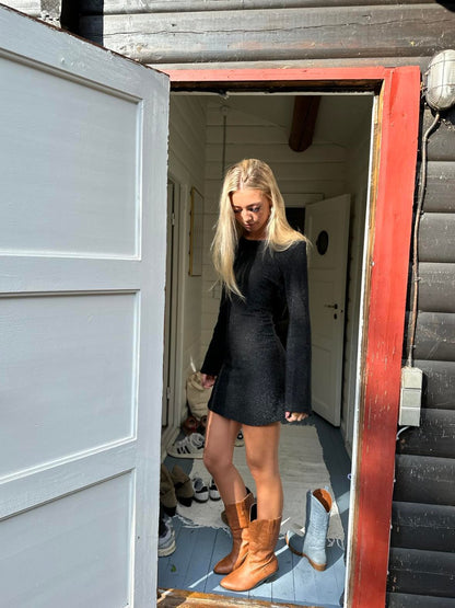 Solange glitter dress - Black