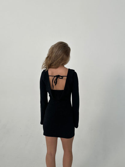 Solange glitter dress - Black