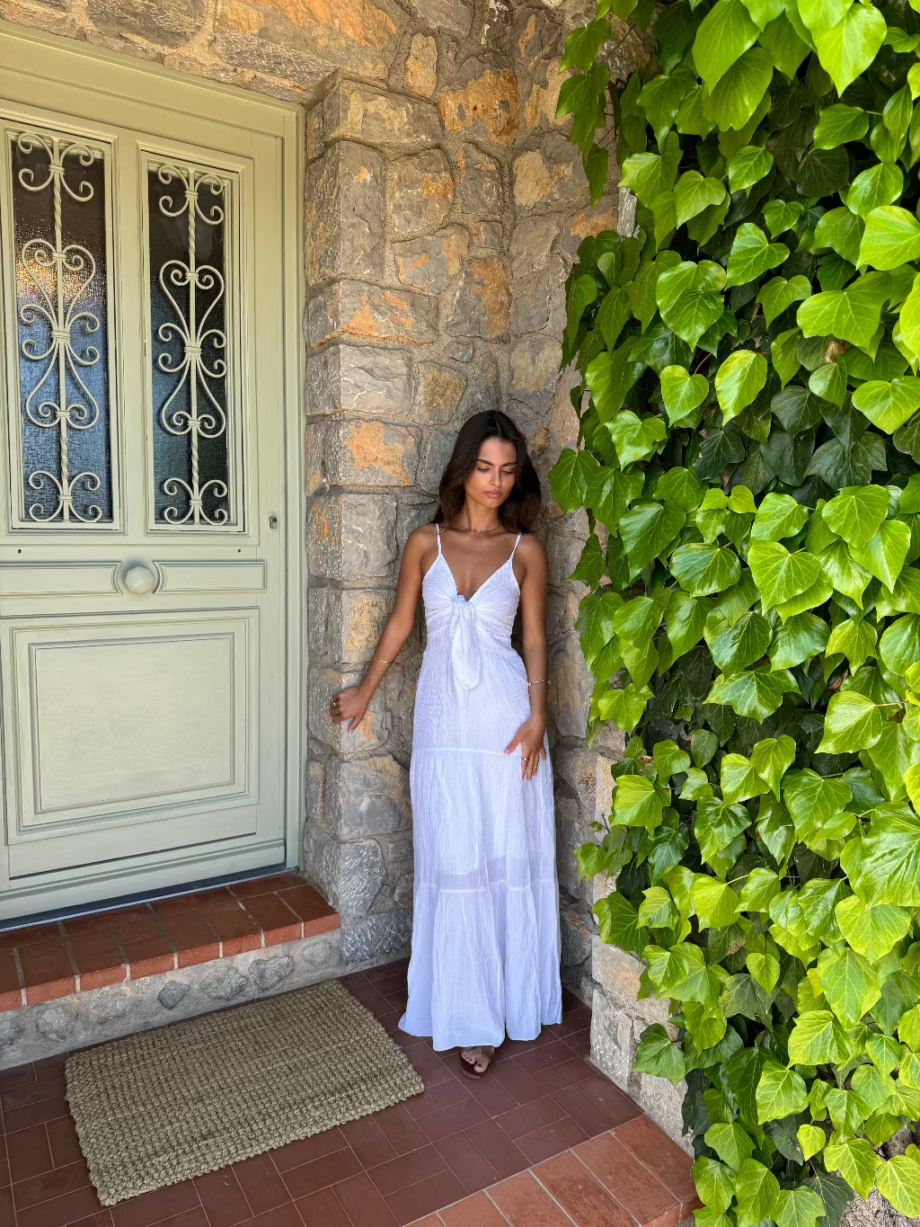 Lydia dress - white