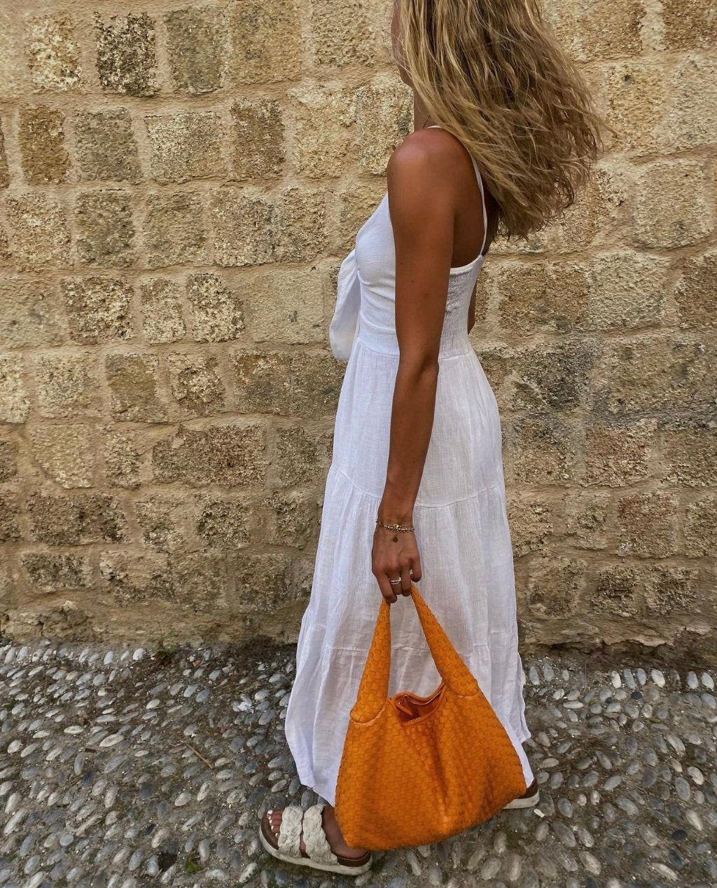 Lydia dress - white