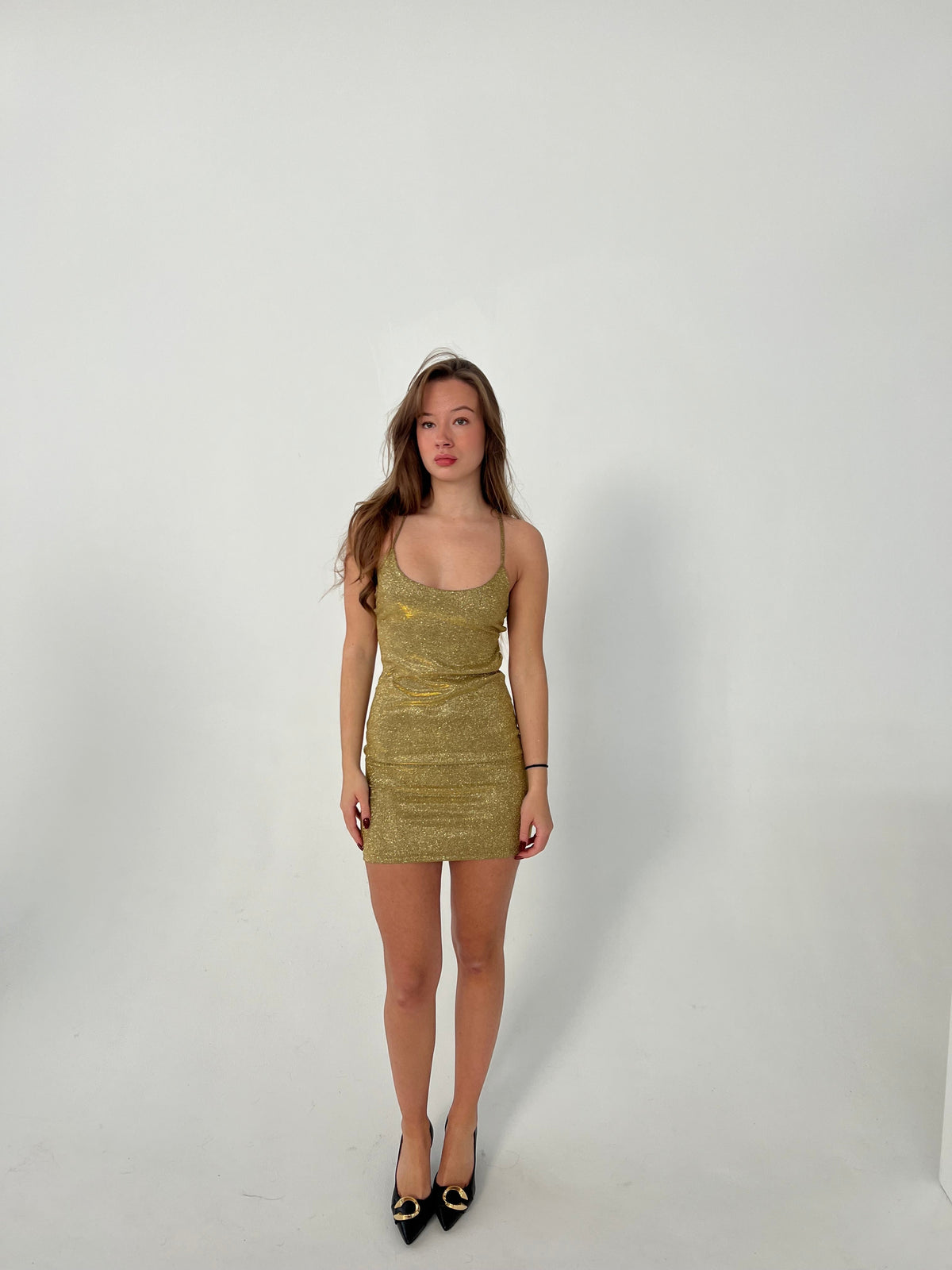 Roksana dress - Gold