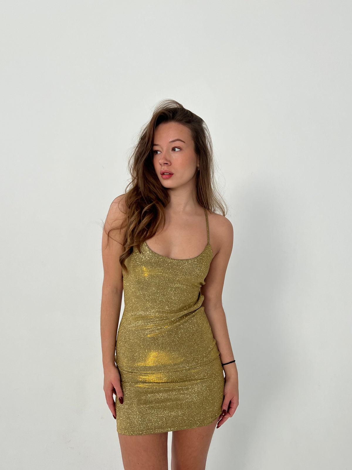 Roksana dress - Gold