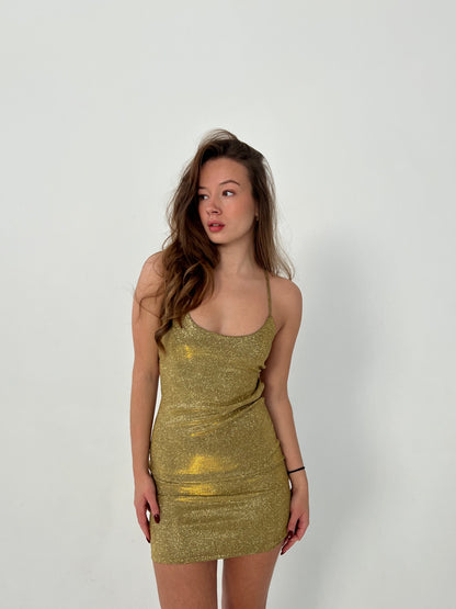 Roksana dress - Gold