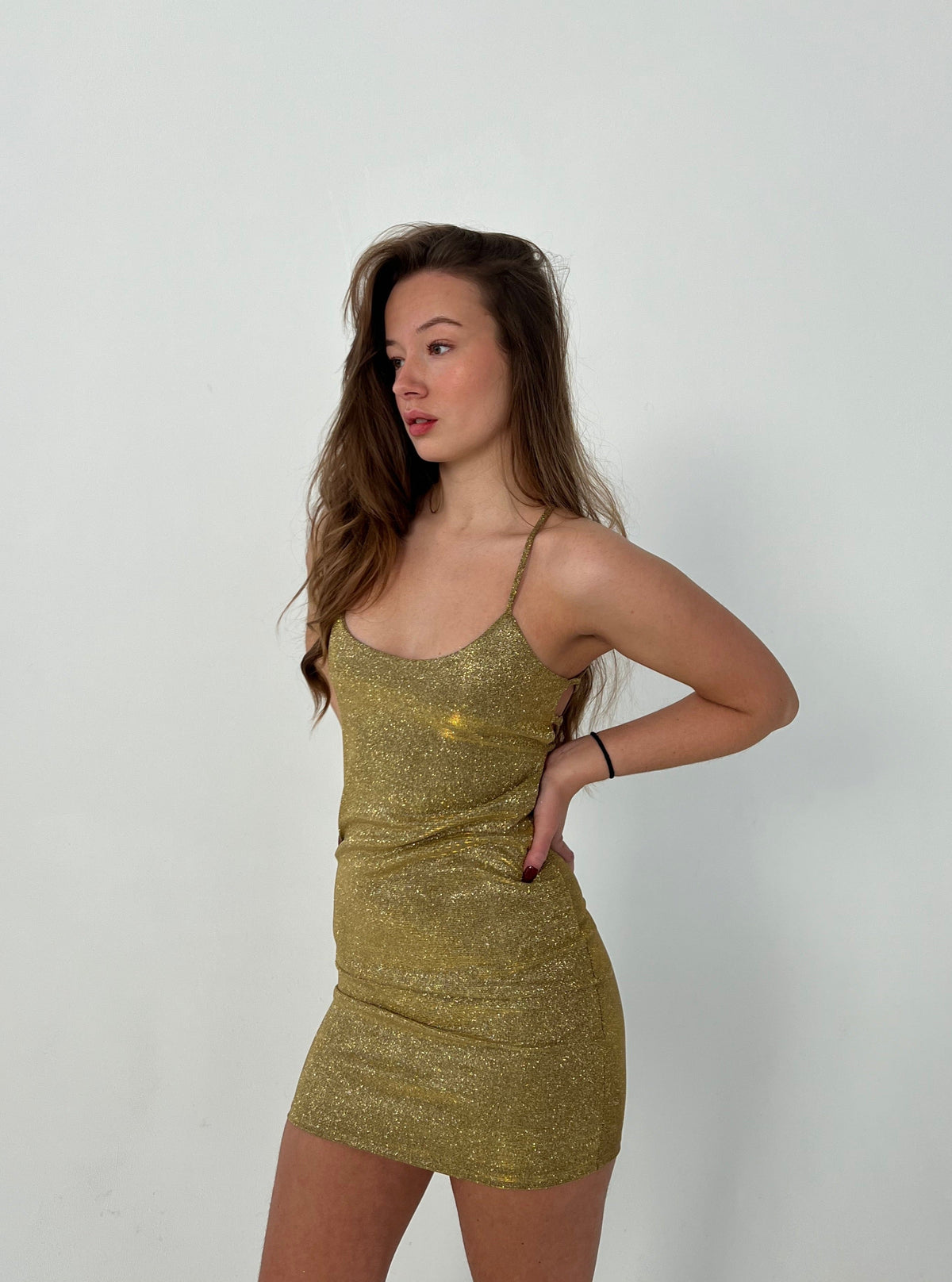 Roksana dress - Gold