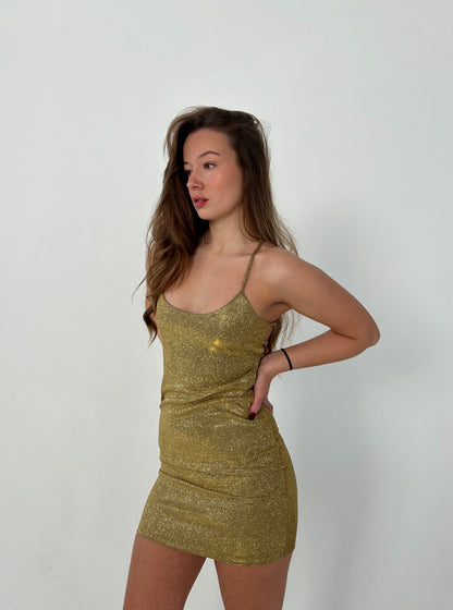 Roksana dress - Gold