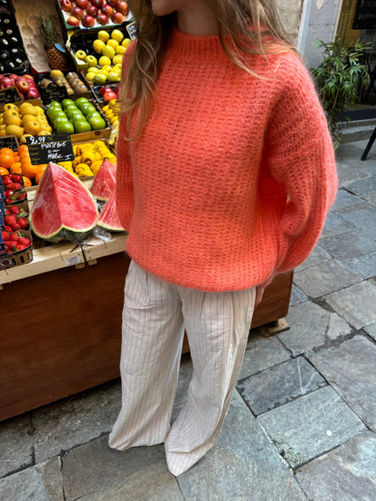 Elina knit - Coral orange