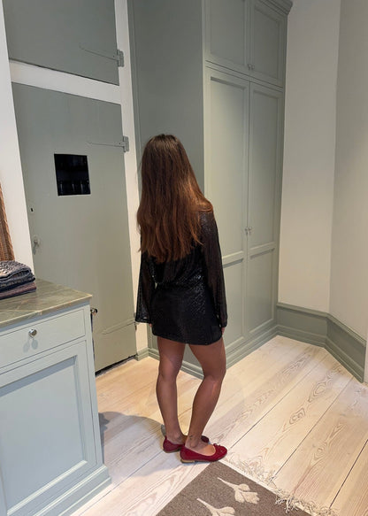 Alberta sequin dress (petite) - Black