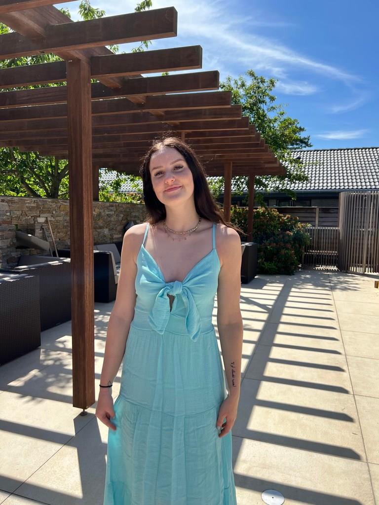 Lydia dress - turquoise