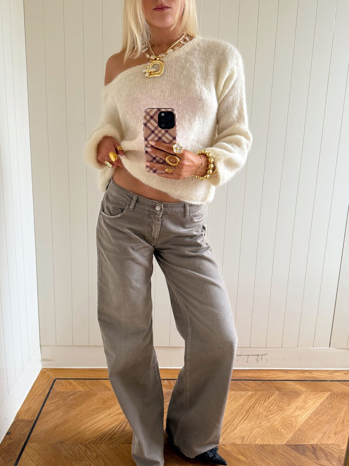 Scandivv fluffy knit - Off white