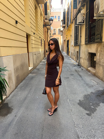 Lonie dress - Brown