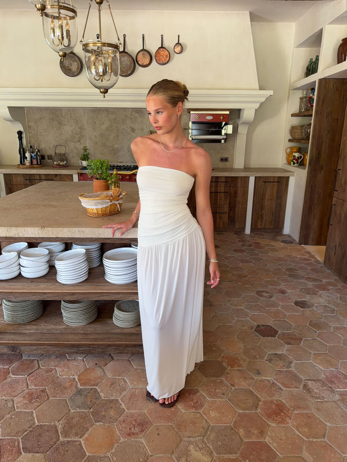 Daliana dress - White