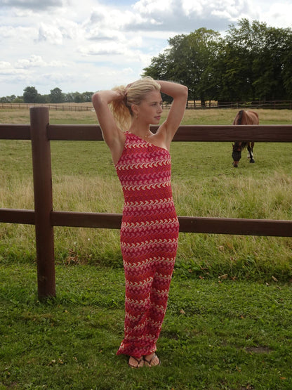 Evanthe patterned dress – Multi coloured