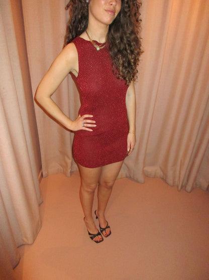 Nalle mini dress - Burgundy