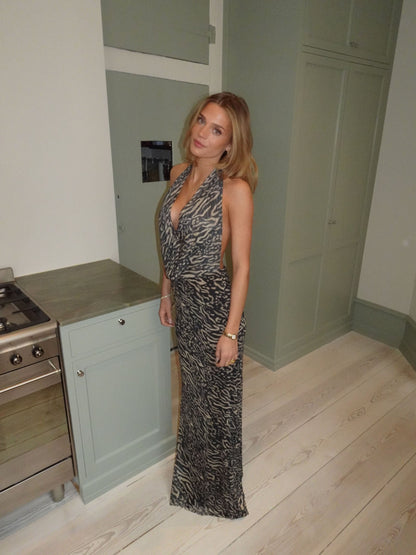 Columbine maxi dress - Animal print