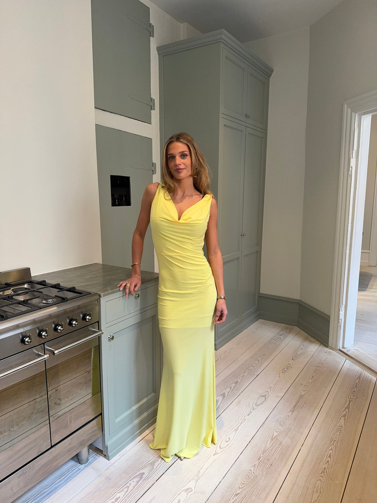 Flora maxi dress - Yellow