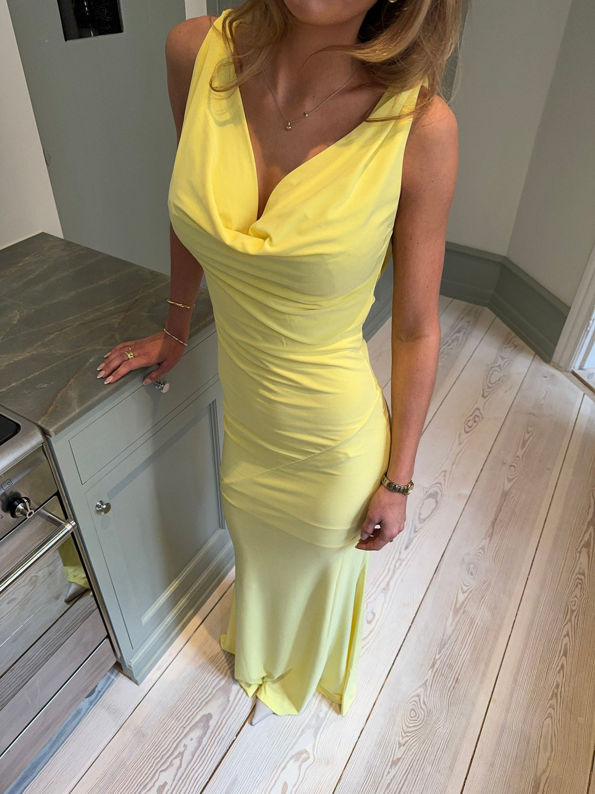 Flora maxi dress - Yellow