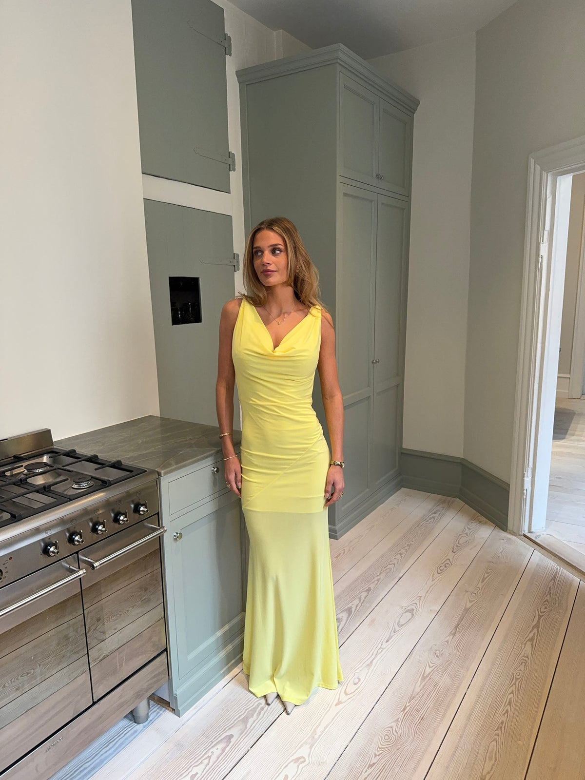 Flora maxi dress - Yellow