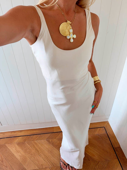 Scandivv maxi dress - White