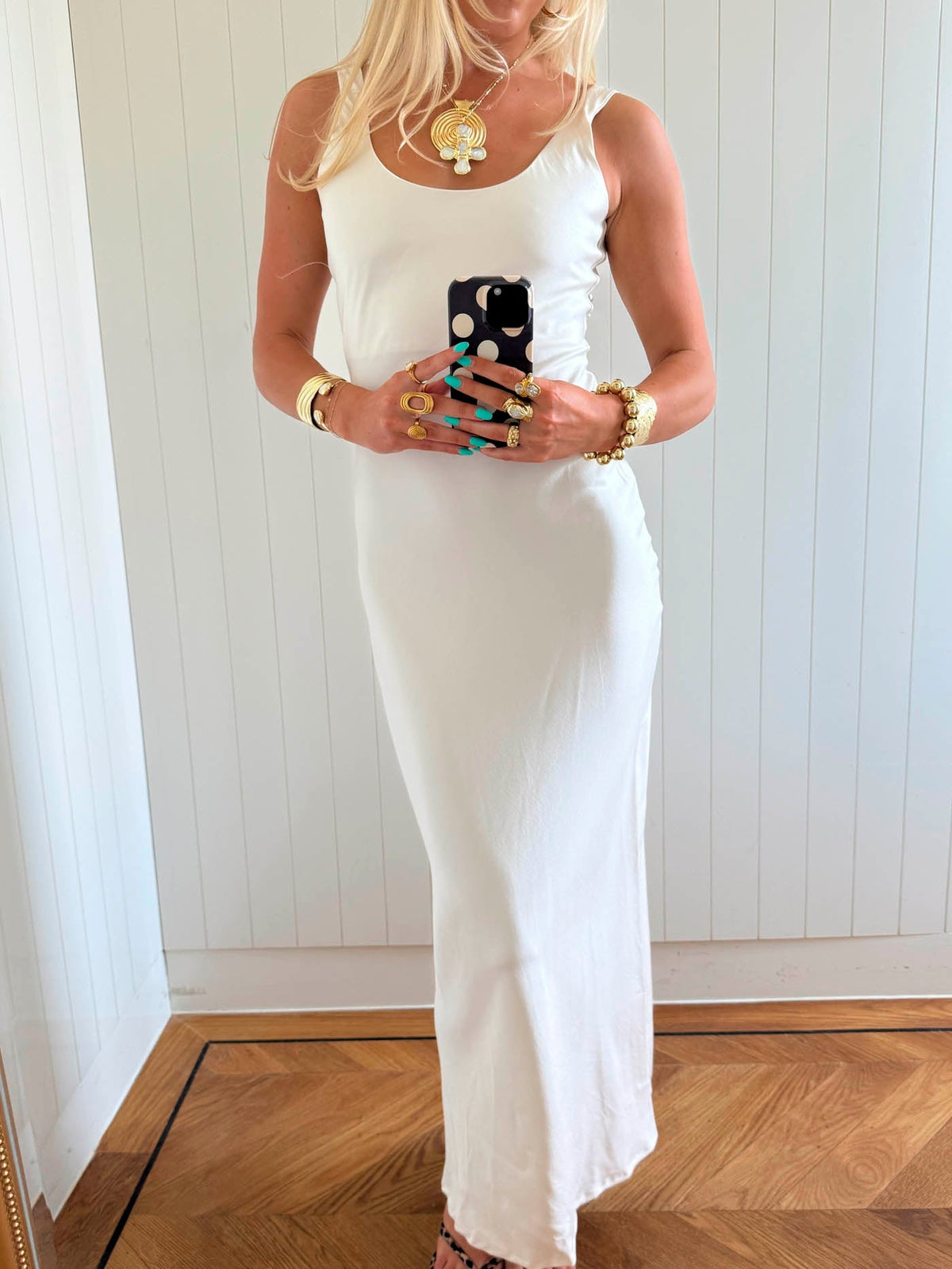 Scandivv maxi dress - White