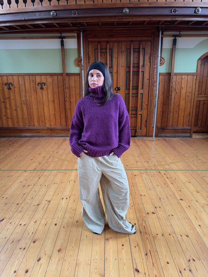 Valdamara oversized turtleneck - Purple